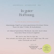 Lade das Bild in den Galerie-Viewer, In guter Hoffnung - Für eine achtsame & positive Kinderwunschzeit (online Raum)