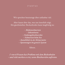 Lade das Bild in den Galerie-Viewer, Beckenboden & Frauengesundheit mit Adriana (Praxis Körpermitte Kreuzlingen CH)