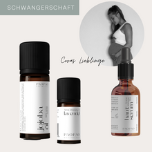 Lade das Bild in den Galerie-Viewer, Cora´s Lieblinge in der Schwangerschaft (Jojobaöl, Lavendel & Hautserum)