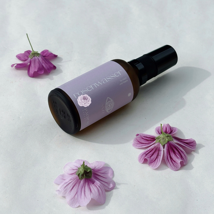 100% naturreines Rosenwasser für Haut und Haare (ohne Alkohol)